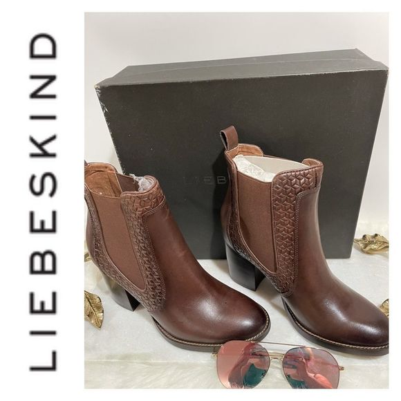 LIBESKIND Leather Boots - Picture 1 of 9